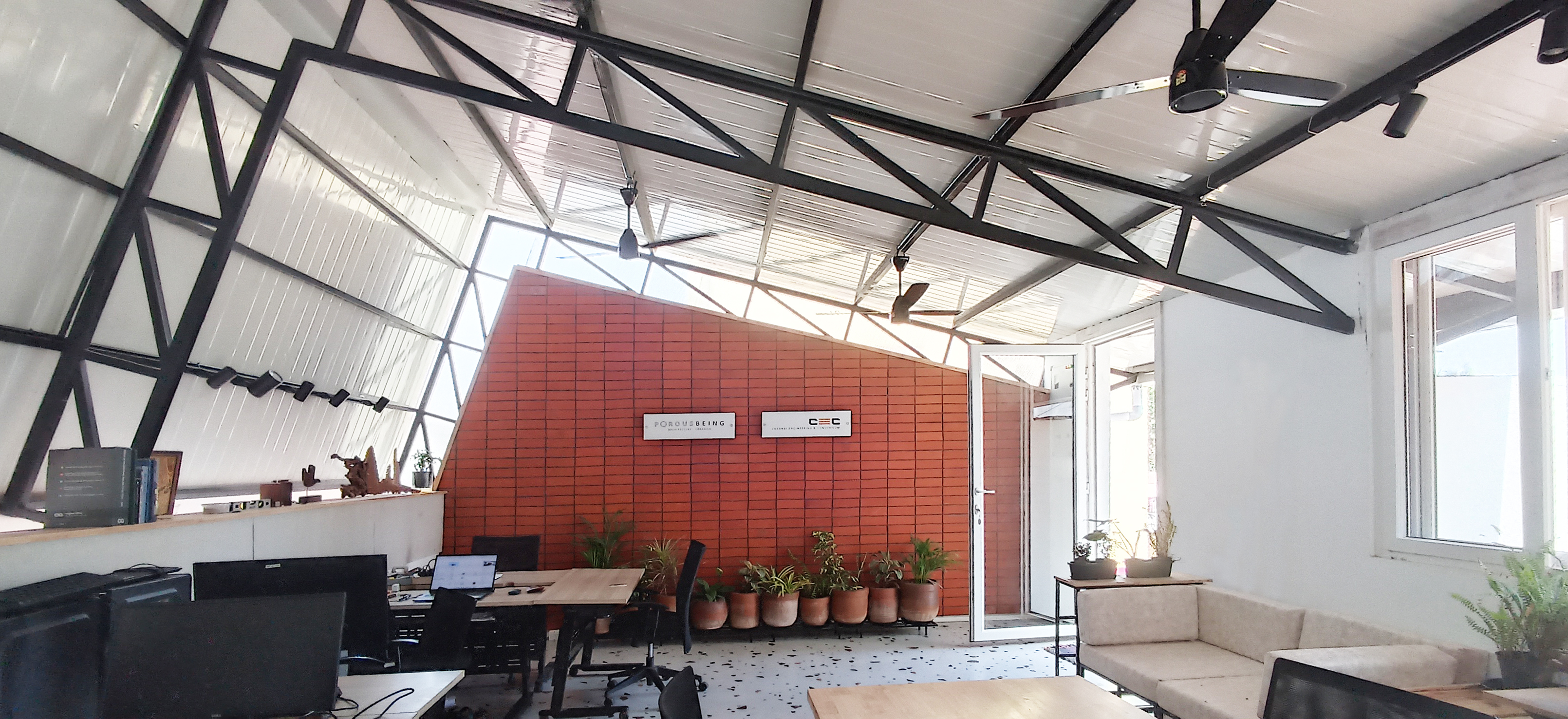 Porous Being office and design studio environment